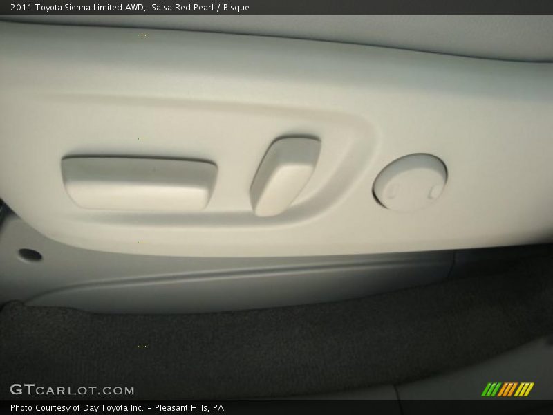 Salsa Red Pearl / Bisque 2011 Toyota Sienna Limited AWD