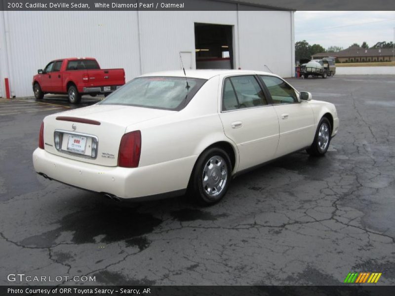 White Diamond Pearl / Oatmeal 2002 Cadillac DeVille Sedan