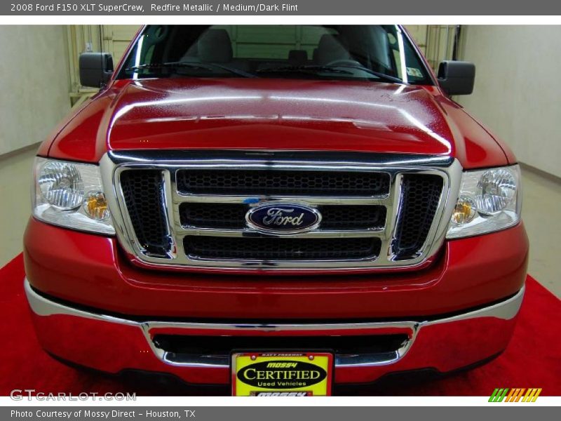 Redfire Metallic / Medium/Dark Flint 2008 Ford F150 XLT SuperCrew