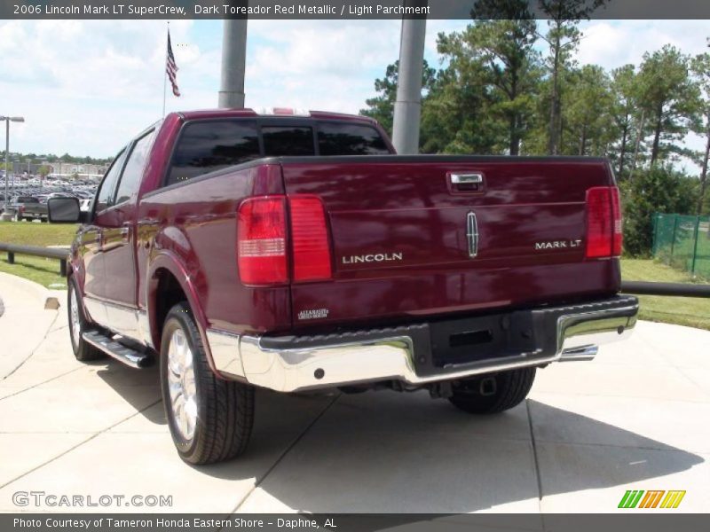 Dark Toreador Red Metallic / Light Parchment 2006 Lincoln Mark LT SuperCrew