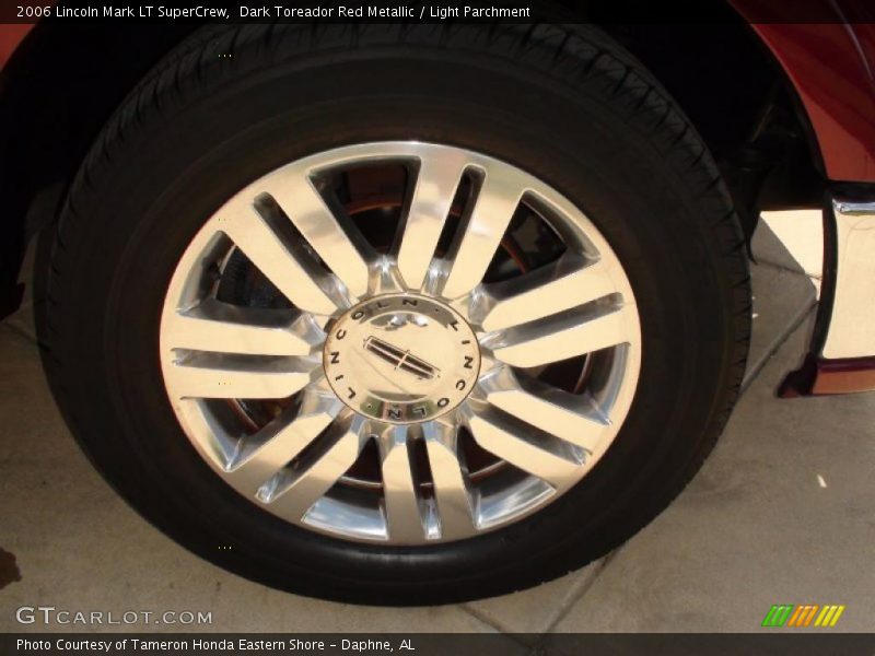 Dark Toreador Red Metallic / Light Parchment 2006 Lincoln Mark LT SuperCrew
