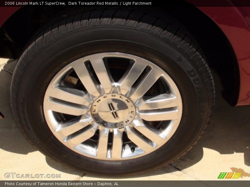 Dark Toreador Red Metallic / Light Parchment 2006 Lincoln Mark LT SuperCrew