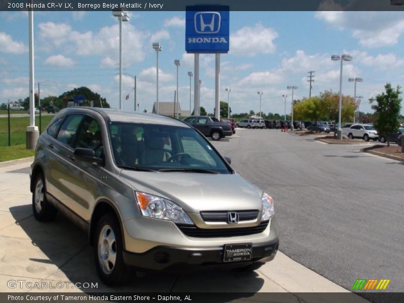 Borrego Beige Metallic / Ivory 2008 Honda CR-V LX