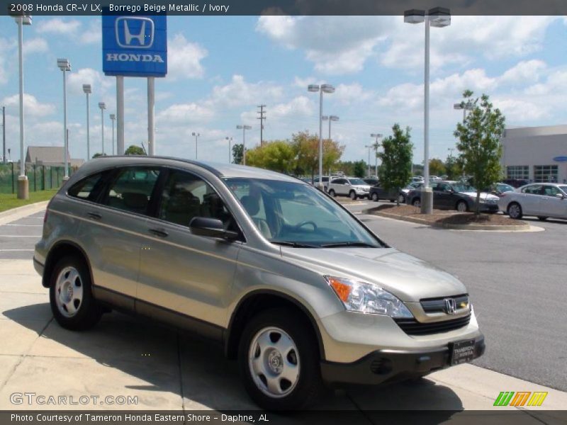Borrego Beige Metallic / Ivory 2008 Honda CR-V LX