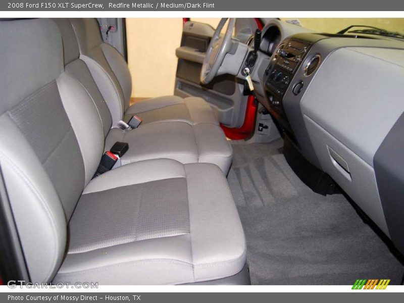 Redfire Metallic / Medium/Dark Flint 2008 Ford F150 XLT SuperCrew
