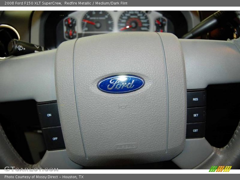 Redfire Metallic / Medium/Dark Flint 2008 Ford F150 XLT SuperCrew