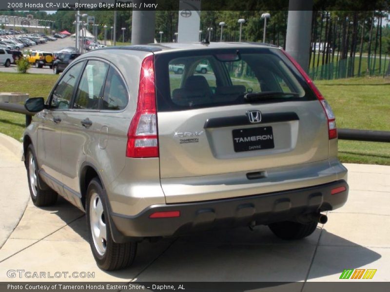 Borrego Beige Metallic / Ivory 2008 Honda CR-V LX