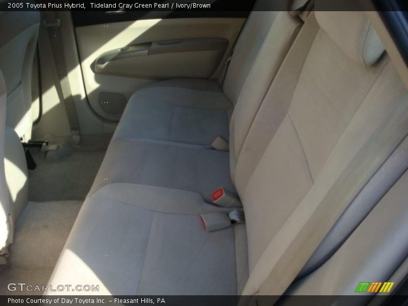 Tideland Gray Green Pearl / Ivory/Brown 2005 Toyota Prius Hybrid