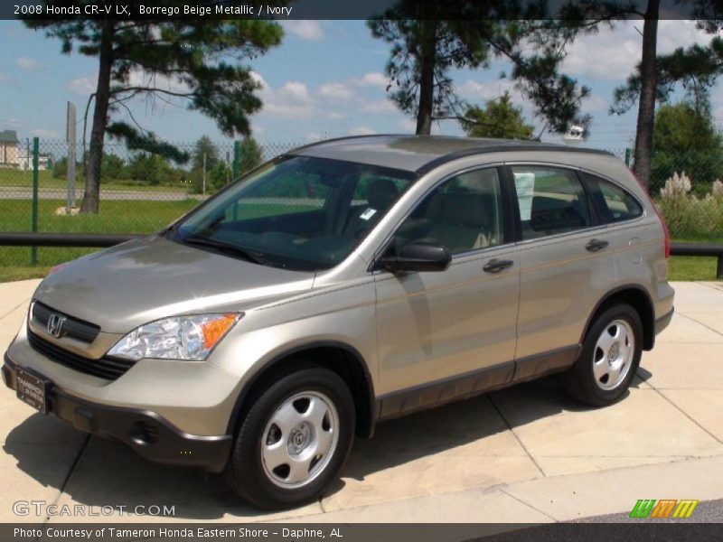 Borrego Beige Metallic / Ivory 2008 Honda CR-V LX