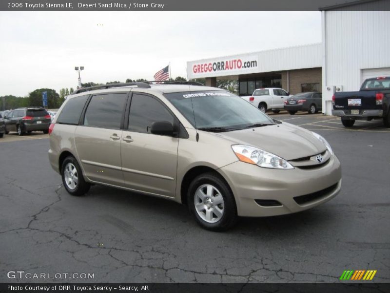 Desert Sand Mica / Stone Gray 2006 Toyota Sienna LE
