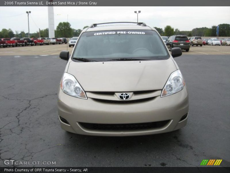 Desert Sand Mica / Stone Gray 2006 Toyota Sienna LE