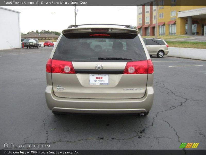 Desert Sand Mica / Stone Gray 2006 Toyota Sienna LE
