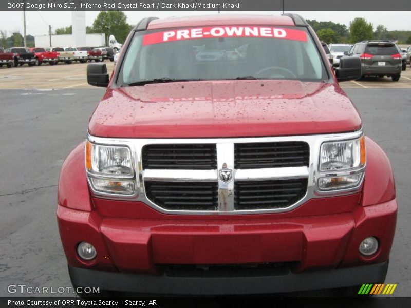 Inferno Red Crystal Pearl / Dark Khaki/Medium Khaki 2007 Dodge Nitro SLT