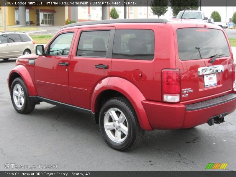 Inferno Red Crystal Pearl / Dark Khaki/Medium Khaki 2007 Dodge Nitro SLT