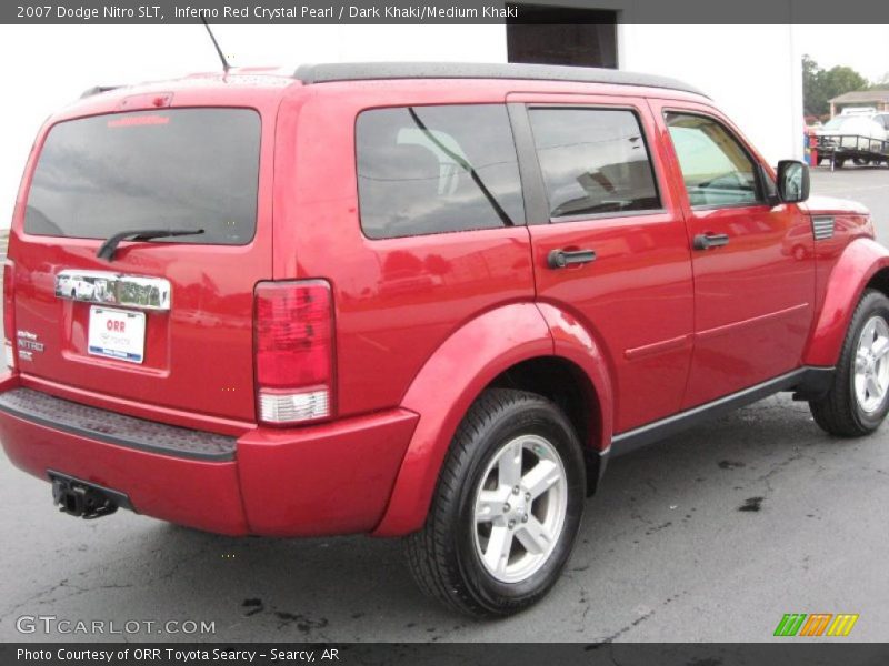 Inferno Red Crystal Pearl / Dark Khaki/Medium Khaki 2007 Dodge Nitro SLT