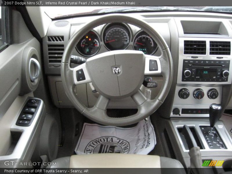 Inferno Red Crystal Pearl / Dark Khaki/Medium Khaki 2007 Dodge Nitro SLT