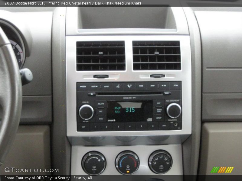 Inferno Red Crystal Pearl / Dark Khaki/Medium Khaki 2007 Dodge Nitro SLT