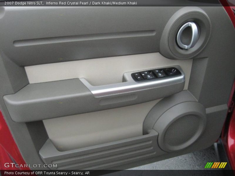 Inferno Red Crystal Pearl / Dark Khaki/Medium Khaki 2007 Dodge Nitro SLT