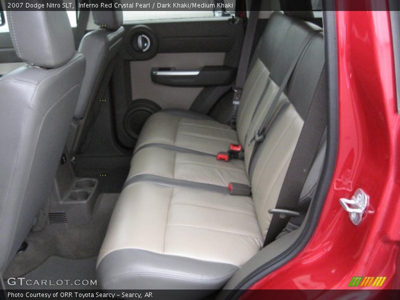 Inferno Red Crystal Pearl / Dark Khaki/Medium Khaki 2007 Dodge Nitro SLT