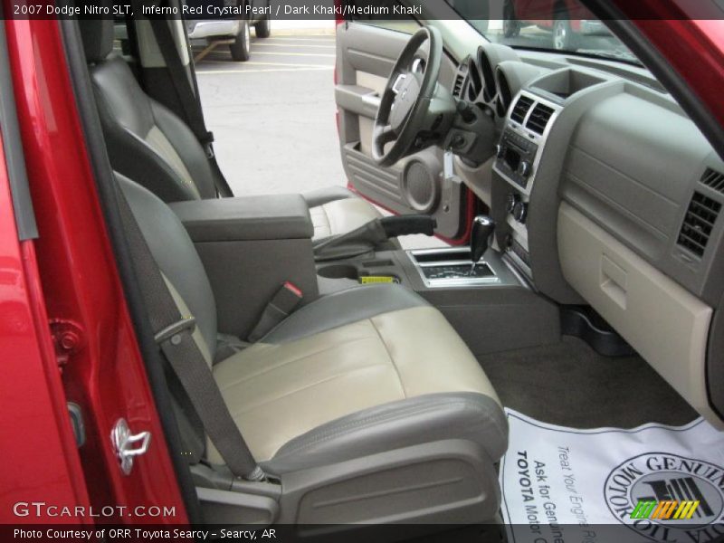 Inferno Red Crystal Pearl / Dark Khaki/Medium Khaki 2007 Dodge Nitro SLT
