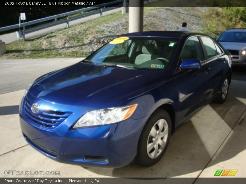 Blue Ribbon Metallic / Ash 2009 Toyota Camry LE
