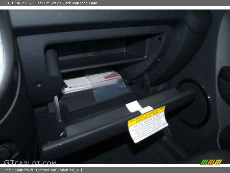 Titanium Gray / Black Soul Logo Cloth 2011 Kia Soul +