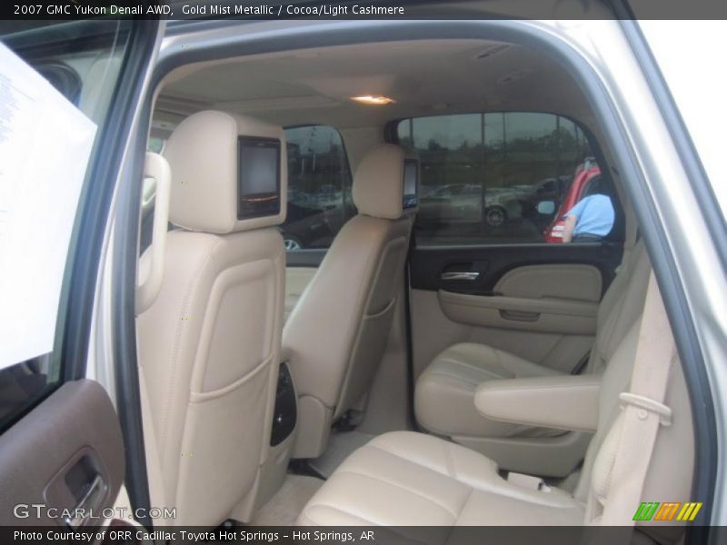 Gold Mist Metallic / Cocoa/Light Cashmere 2007 GMC Yukon Denali AWD