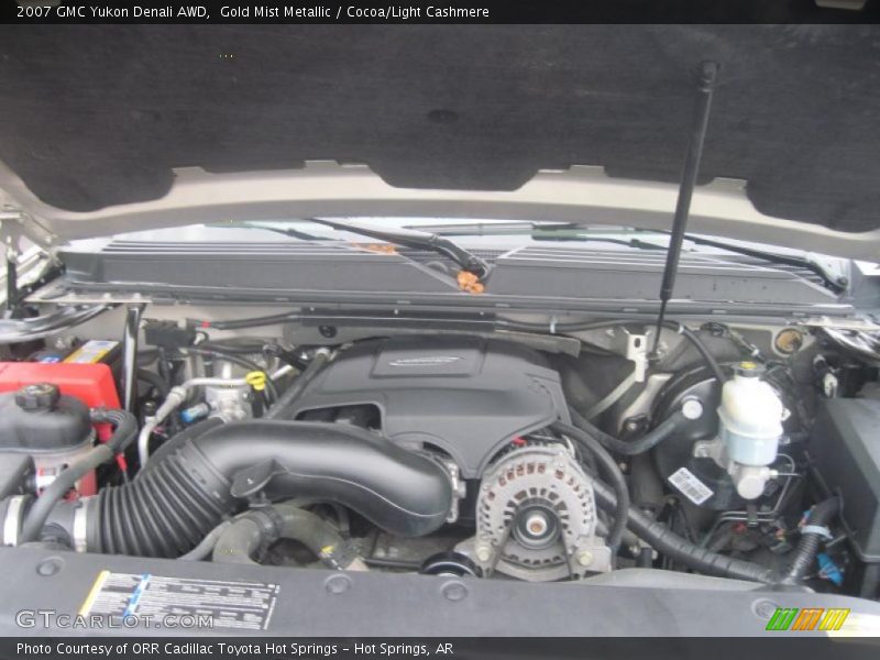 Gold Mist Metallic / Cocoa/Light Cashmere 2007 GMC Yukon Denali AWD