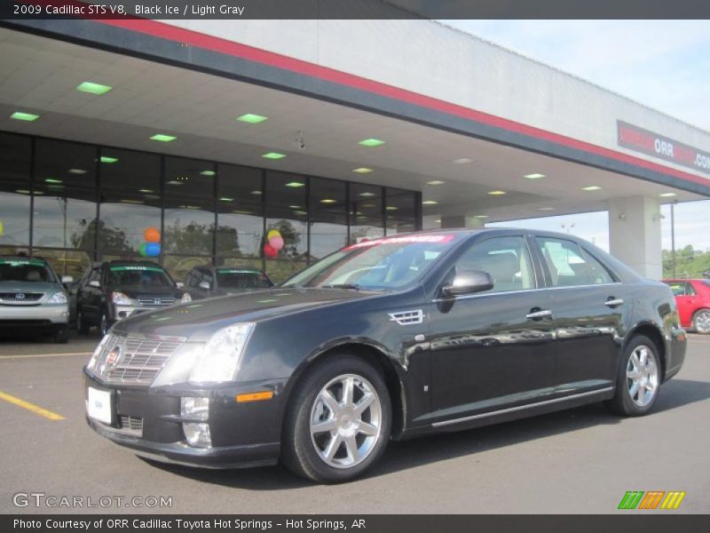 Black Ice / Light Gray 2009 Cadillac STS V8