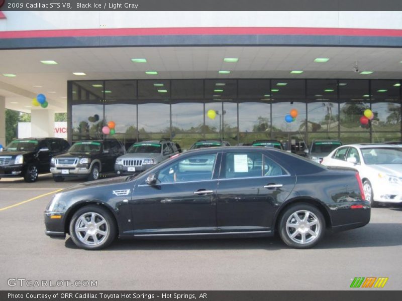 Black Ice / Light Gray 2009 Cadillac STS V8