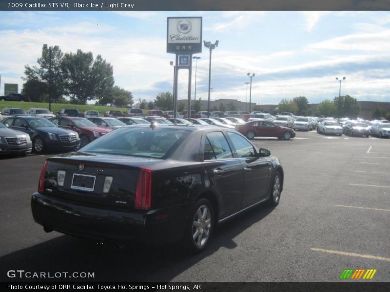 Black Ice / Light Gray 2009 Cadillac STS V8