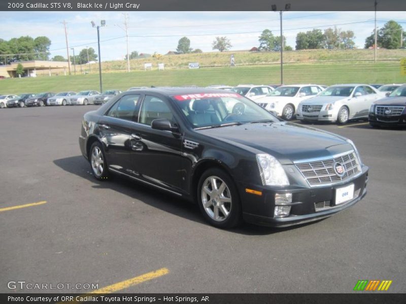 Black Ice / Light Gray 2009 Cadillac STS V8