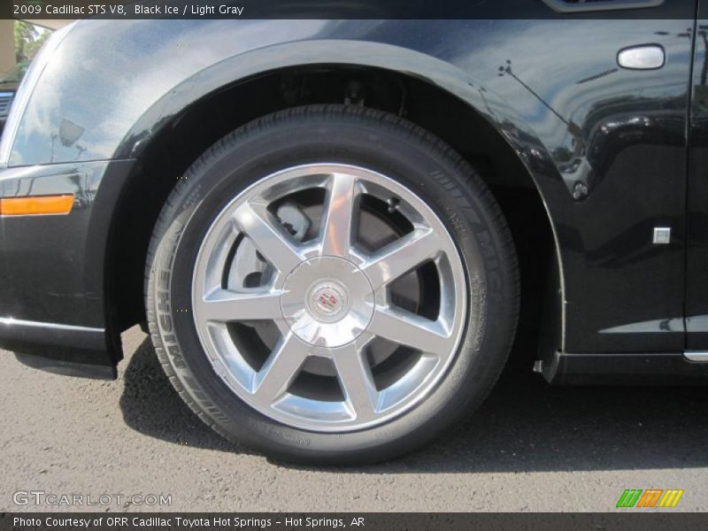 Black Ice / Light Gray 2009 Cadillac STS V8
