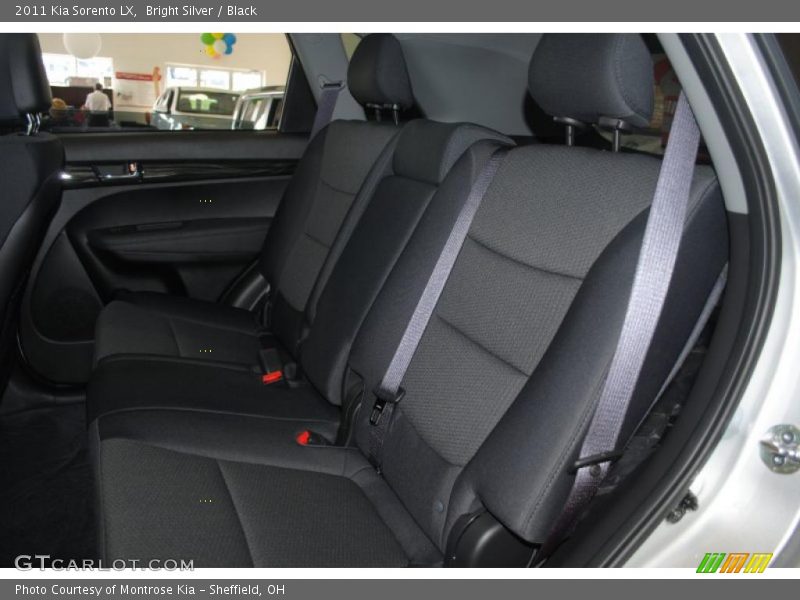 Bright Silver / Black 2011 Kia Sorento LX