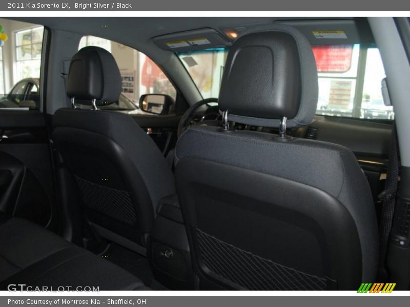 Bright Silver / Black 2011 Kia Sorento LX