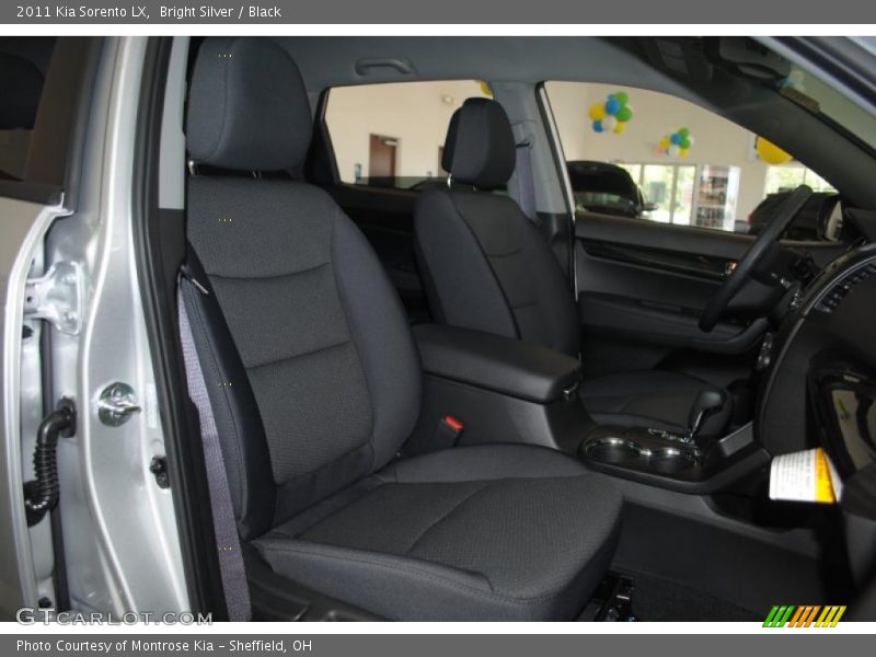 Bright Silver / Black 2011 Kia Sorento LX