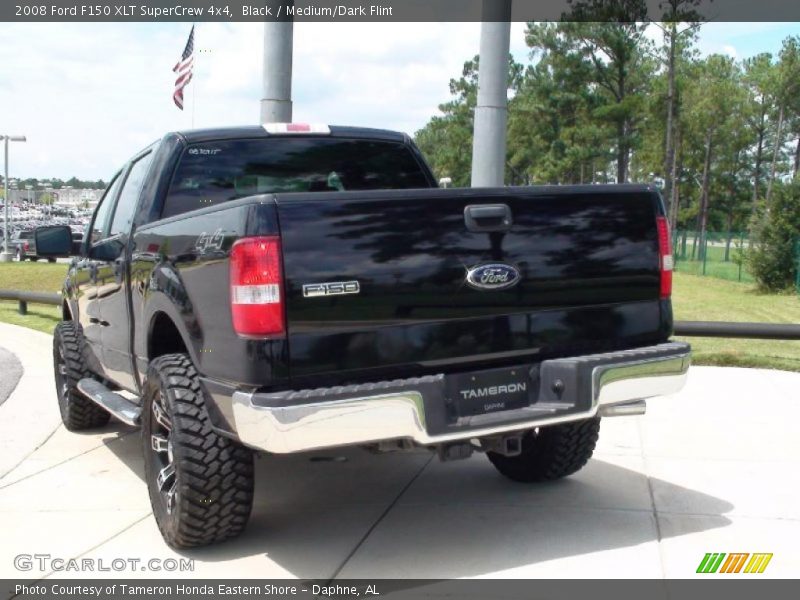 Black / Medium/Dark Flint 2008 Ford F150 XLT SuperCrew 4x4