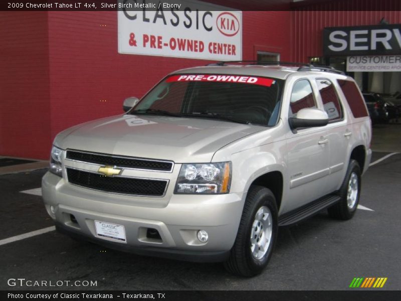 Silver Birch Metallic / Ebony 2009 Chevrolet Tahoe LT 4x4