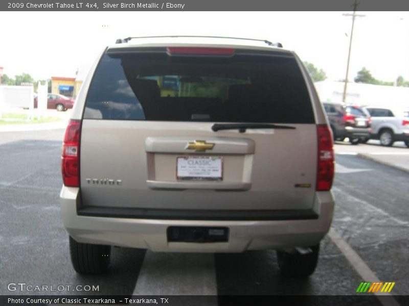 Silver Birch Metallic / Ebony 2009 Chevrolet Tahoe LT 4x4