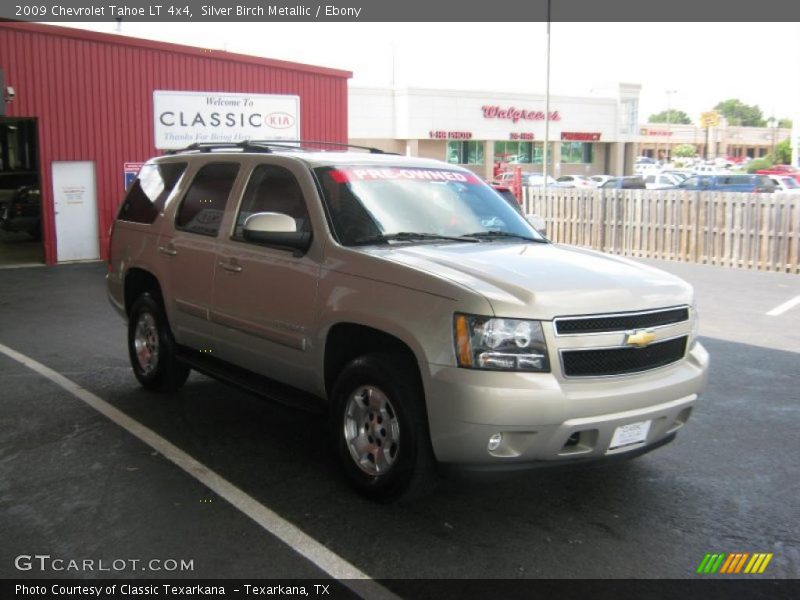 Silver Birch Metallic / Ebony 2009 Chevrolet Tahoe LT 4x4