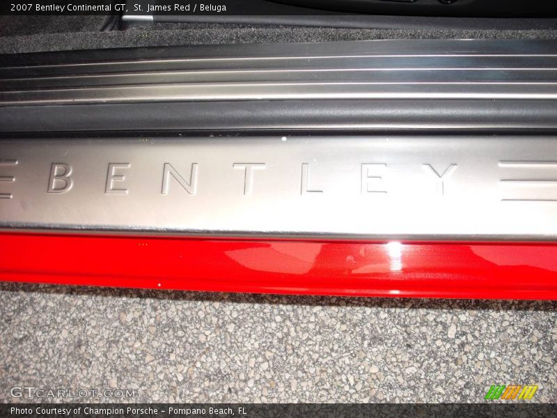 St. James Red / Beluga 2007 Bentley Continental GT