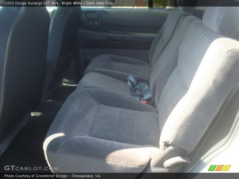 Bright White / Dark Slate Gray 2003 Dodge Durango SXT 4x4