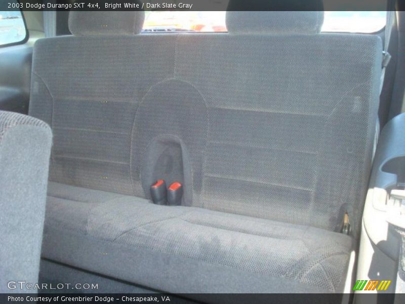 Bright White / Dark Slate Gray 2003 Dodge Durango SXT 4x4