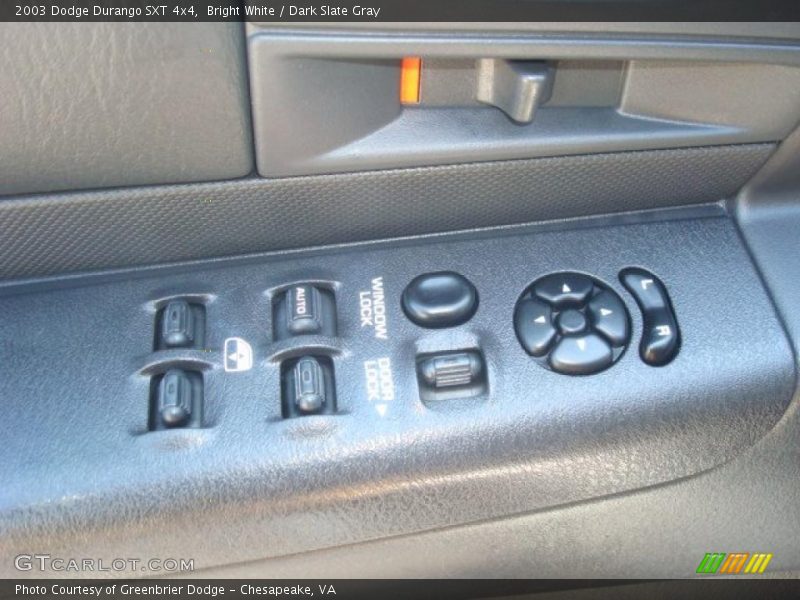 Bright White / Dark Slate Gray 2003 Dodge Durango SXT 4x4