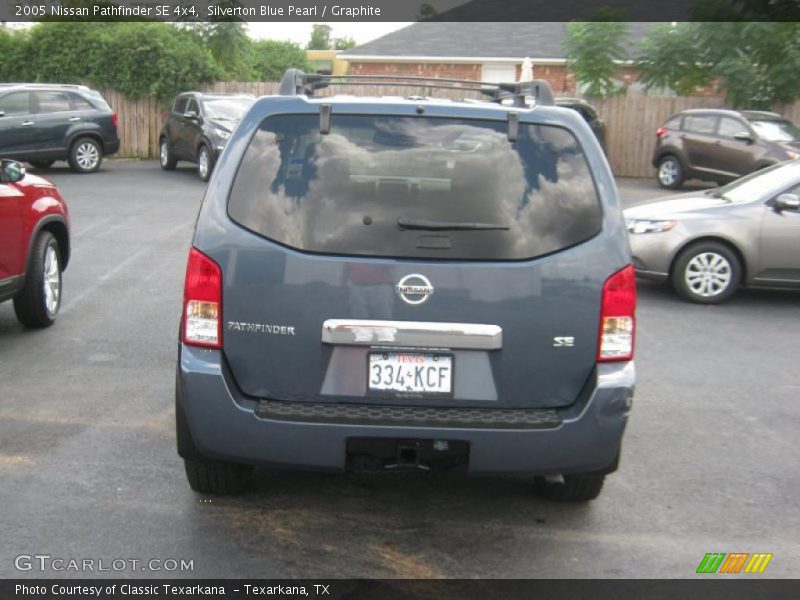 Silverton Blue Pearl / Graphite 2005 Nissan Pathfinder SE 4x4