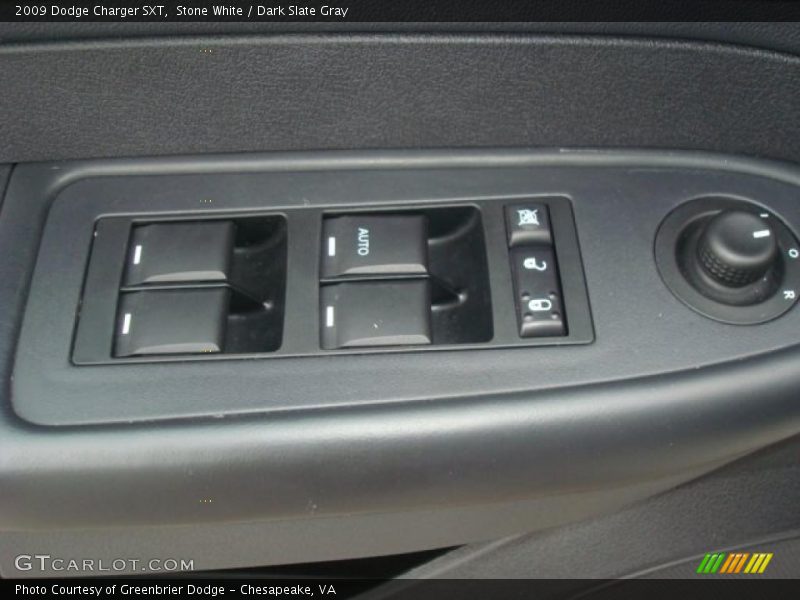 Stone White / Dark Slate Gray 2009 Dodge Charger SXT