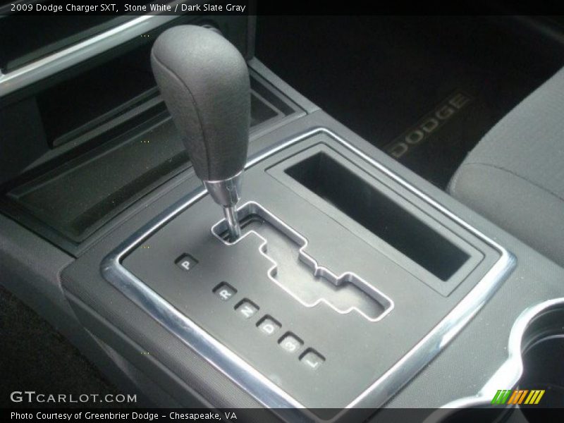 Stone White / Dark Slate Gray 2009 Dodge Charger SXT
