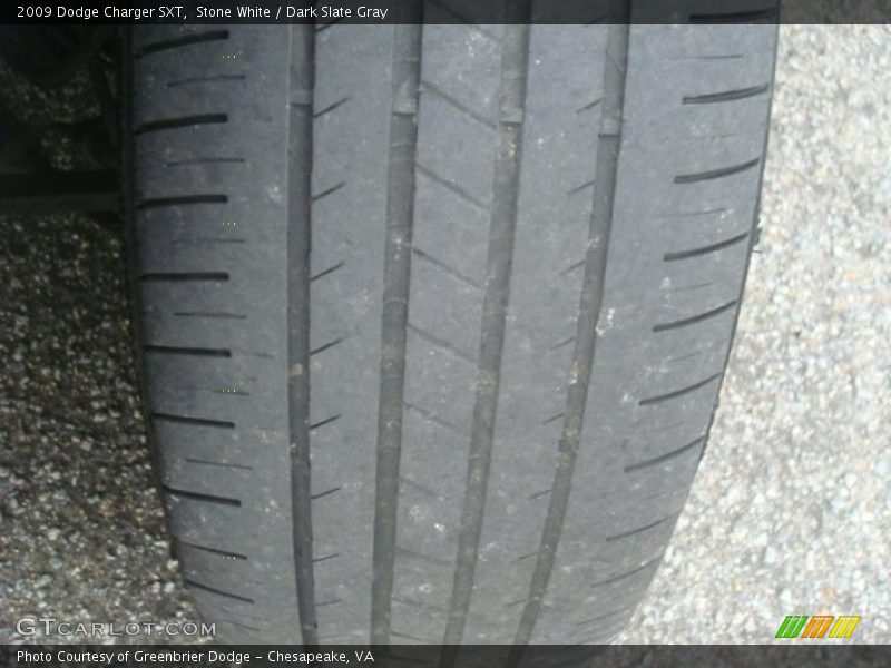 Stone White / Dark Slate Gray 2009 Dodge Charger SXT
