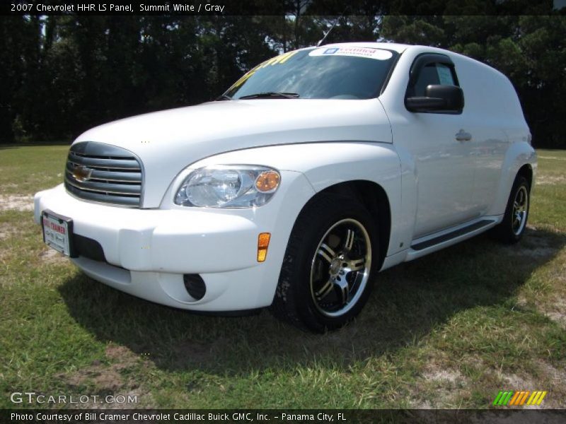 Summit White / Gray 2007 Chevrolet HHR LS Panel