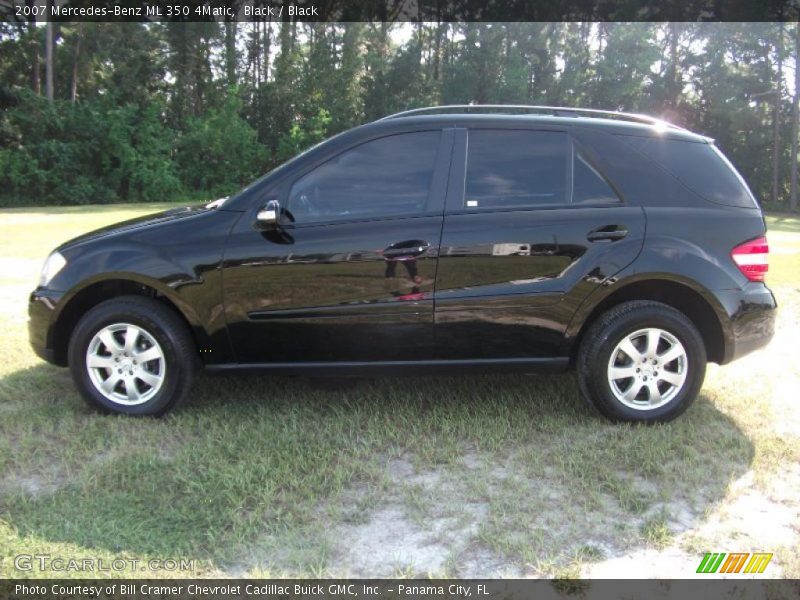 Black / Black 2007 Mercedes-Benz ML 350 4Matic